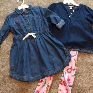 Dress and outfit - Girls 4/5 and 5T - $12